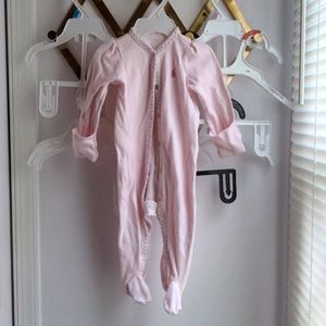 Polo Ralph Lauren baby girl footies sz 6month